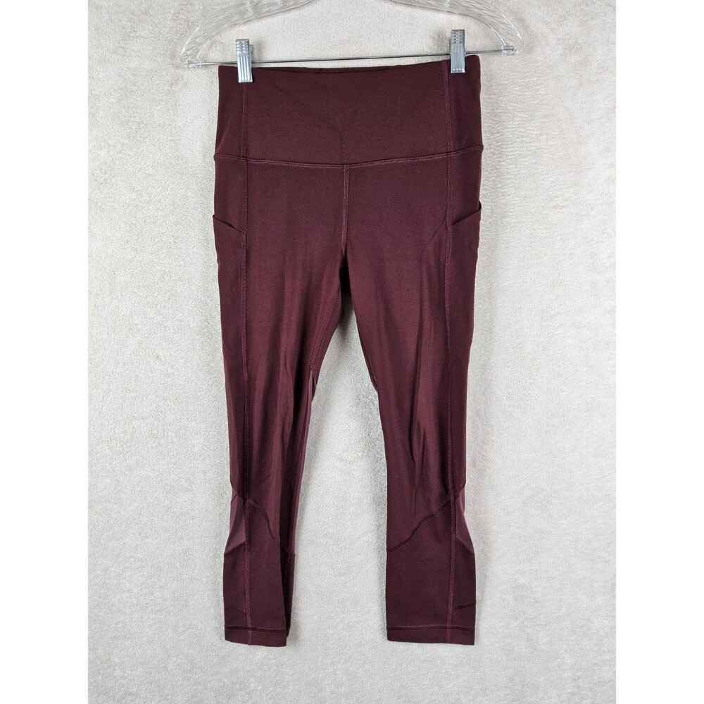 Lululemon Women’s Pace Rival High Rise Cropped Athletic Leggings Size 4